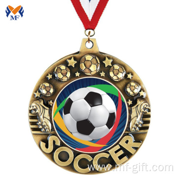 Cheap soccer sports trophies football medals for sale